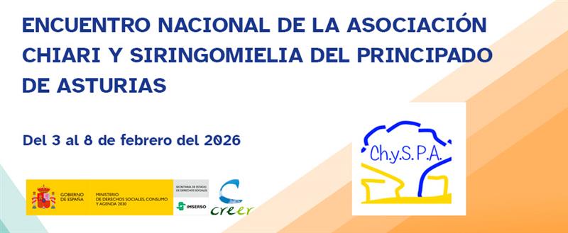 Cartel asociado al Encuentro Nacional de la Asociación Chiari.